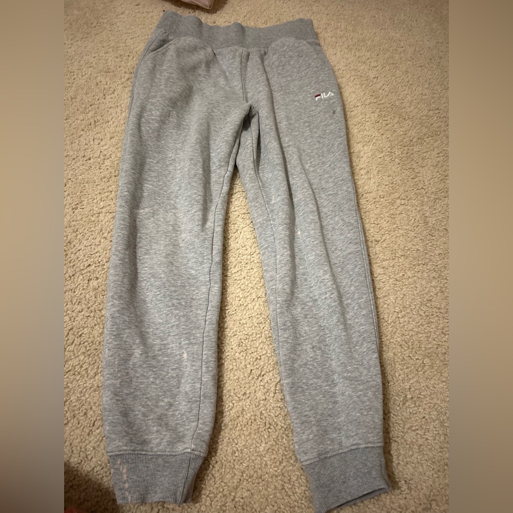 Fila Kids Light Gray Joggers